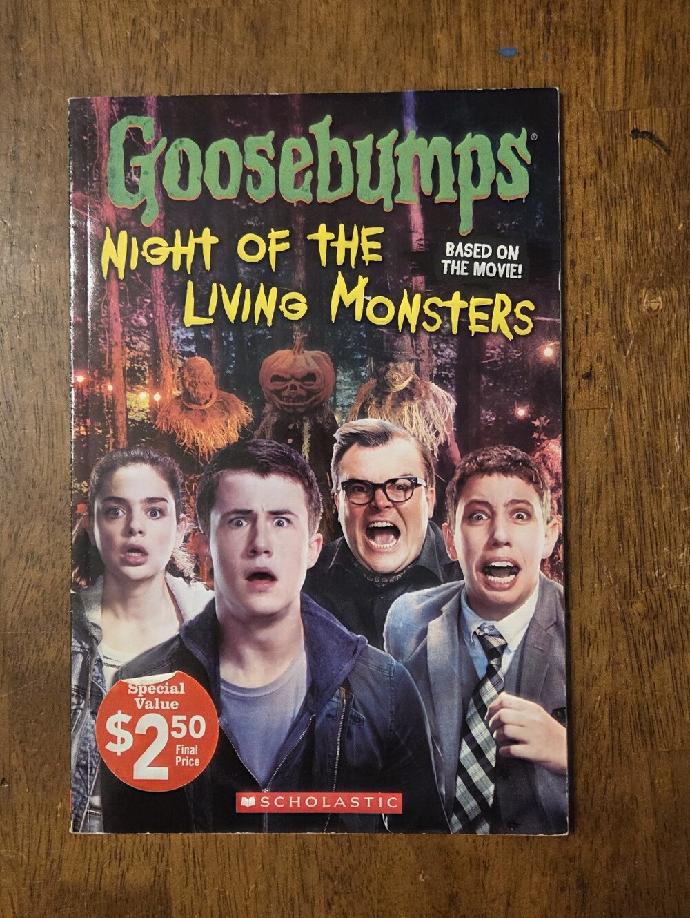 Goosebumps: Night of the Living Monsters - Movie Tie-In Paperback Book Scholasti